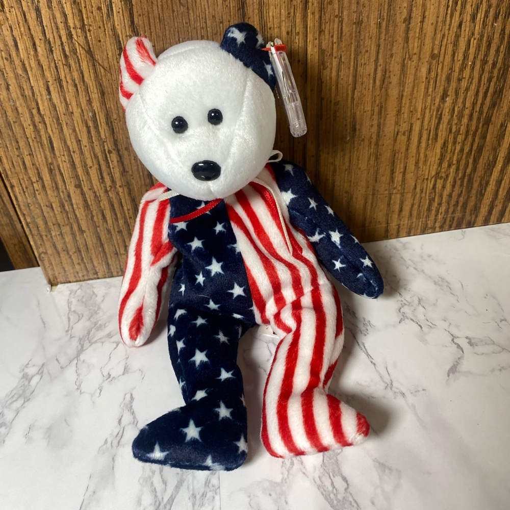 Patriotic Bear Plush Toy